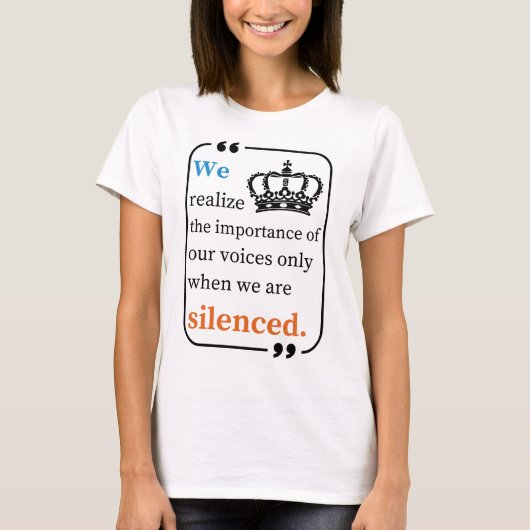 Voice of Strength T-shirt (Voorkant)