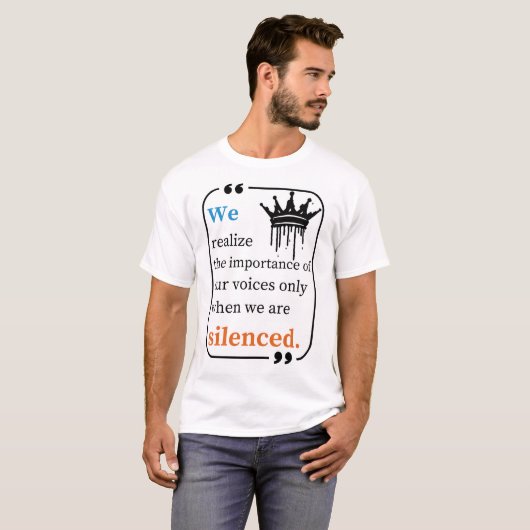 Voice of Strength T-shirt (Voorkant volledig)