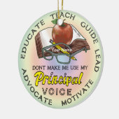 Voice ornament van schoolhoofd (Links)