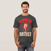 Voice over Artist Microphone Actress Gift T-shirt (Voorkant volledig)