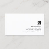 Voiceover Artiest Entertainment SkiStriped Monogra Visitekaartje (Achterkant)