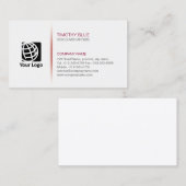 VoiceOver Artiste Entertainment Skills Eenvoudige Visitekaartje (Voorkant / Achterkant)