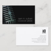 VoiceOver Artiste  Microfoon Entertainment Visitekaartje (Voorkant / Achterkant)