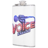 Voices 1 kant bedrukt brown heupfles (Links)