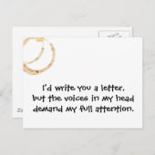 Voices-Briefkaart Briefkaart (Voorkant / Achterkant)