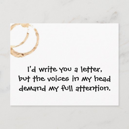 Voices-Briefkaart Briefkaart (Voorkant)