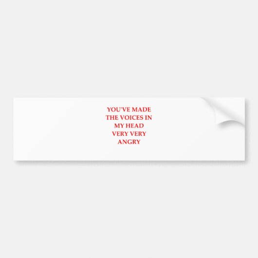 VOICES BUMPERSTICKER (Voorkant)