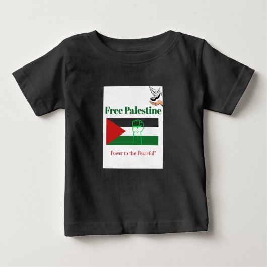 Voices for Gaza – Free Palestine T-shirt (Voorkant)