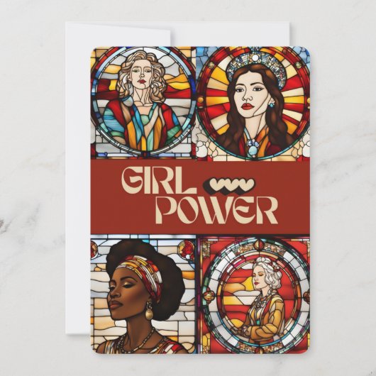 “Voices of Equality: A Tribute to Women's Power” Feestdagenkaart (Voorkant)