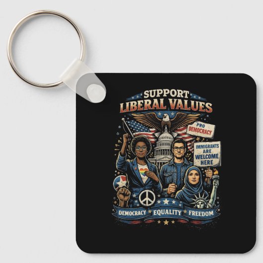 Voices of Freedom Sleutelhanger (Voorkant)