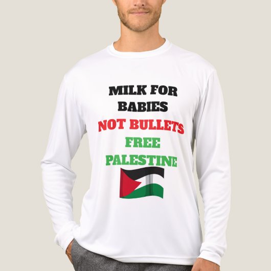 Voices of Palestine - Humanity Cries for Justice Tri-Blend Shirt (Voorkant volledig)