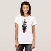 Void-Born Mahadev De Rode As Wanneer Stilte Ta T-shirt (Voorkant volledig)