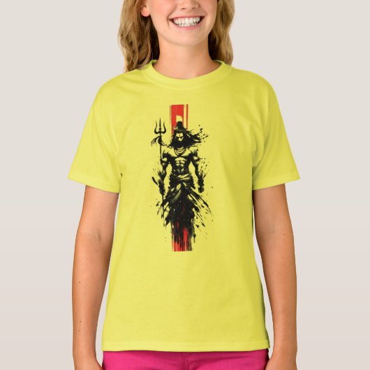 Void-Born Mahadev The Crimson Axis When Silence Ta T-shirt (Voorkant)