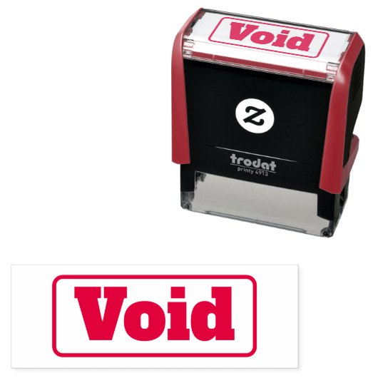 Void Business Fvoice Booksing Stempel rood (In situ)