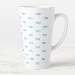 VOID//CRACKED: Ga naar de Elektrische Afgrond Latte Mok