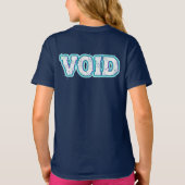 VOID//CRACKED: Ga naar de Elektrische Afgrond T-shirt (Achterkant)