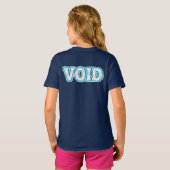 VOID//CRACKED: Ga naar de Elektrische Afgrond T-shirt (Achterkant volledig)