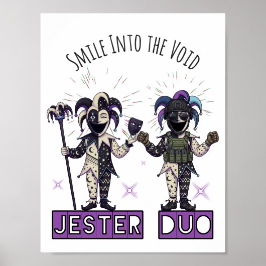 Void Jester Club Duo Poster (Voorkant)