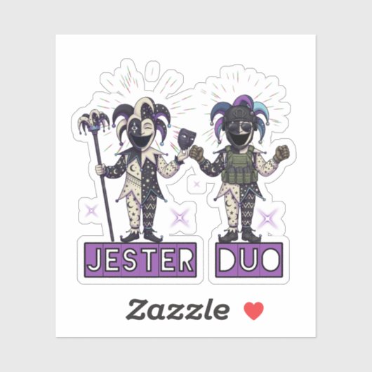 Void Jester Club Duo Sticker (Vel)