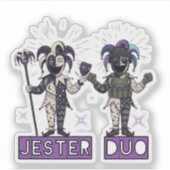 Void Jester Club Duo Sticker (Voorkant)