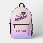 Void Jester Club Gezicht Bedrukte Rugzak (Voorkant)
