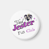 Void Jester Club – Lachende Chaos Nar Magneet (Voorkant)