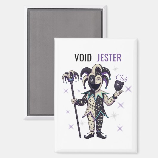 Void Jester Club Magneet (Voorkant / Achterkant)