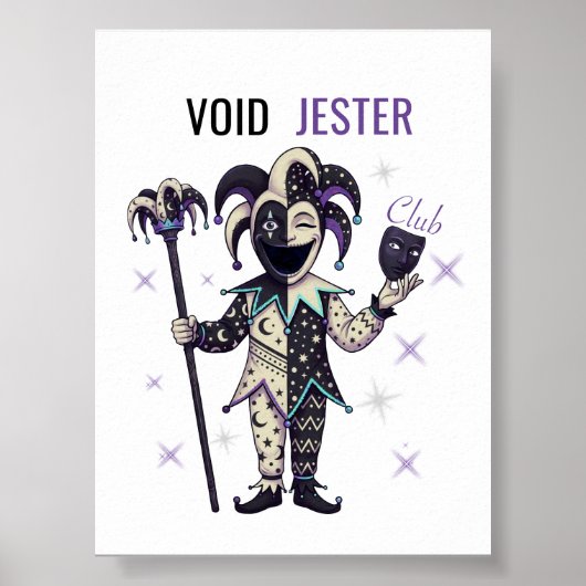 Void Jester Club Poster (Voorkant)