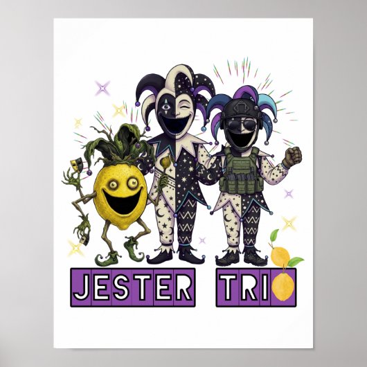 Void Jester Club Trio Poster (Voorkant)