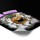 Void Jester Club - vriend Burger donker Poster (Hoek)