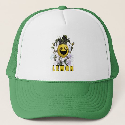 Void Jester Vriend Lemon T-Shirt Trucker Pet (Voorkant)