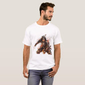 Void Samurai Donkere Esthetiek Witte T-Shirt – Jap (Voorkant volledig)