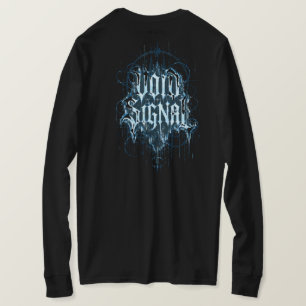 Void Signal Gothic Streetwear Voor- en achterkant  T-shirt