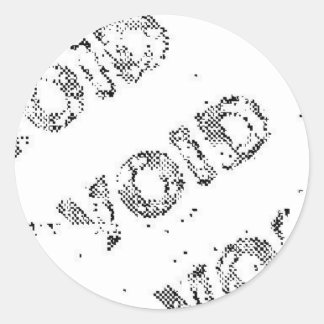 void_statisch ronde sticker