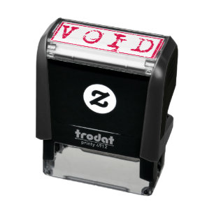 Void Typography Word niet wettelijk bindend Zelfinktende Stempel
