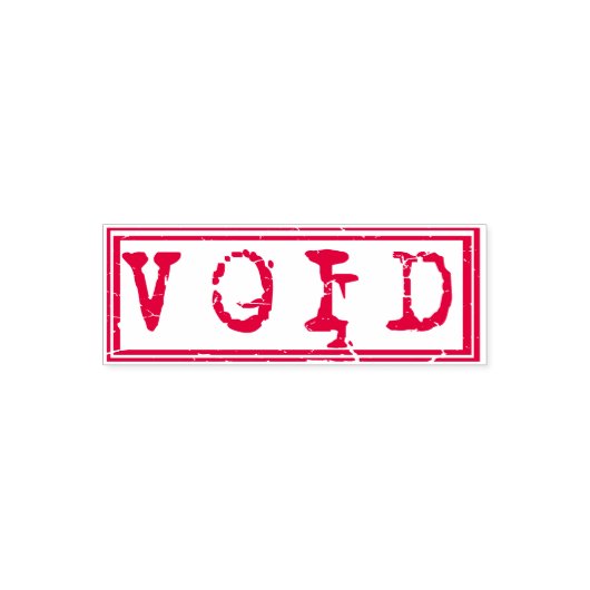 Void Typography Word niet wettelijk bindend Zelfinktende Stempel (Design)