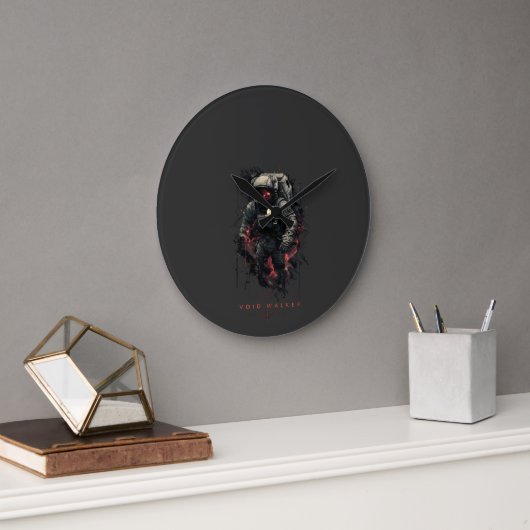 Void Walker Astronaut Zware Metalen Grote Klok (Kantoor)