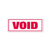 VOID zelfinktig stempel voor kantoor met omkaderde (Design)