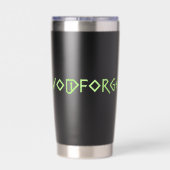 Voidforge "Boetvaardige Ene" Donkere Fantasy Pixel Geïsoleerde Drinkbeker (Achterkant)