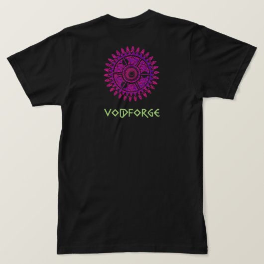 VoidForge Gear Sci-Fi Grafische T-shirt (Design achterkant)