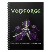 Voidforge "Penitent One" Dark Fantasy Pixel Art Notitieboek (Voorkant)