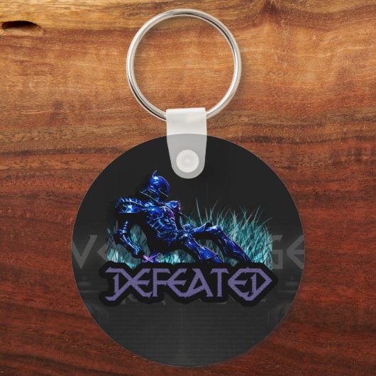 VoidForge "Verslagen" Dark Fantasy Gevallen Ridder Sleutelhanger (Voorkant)