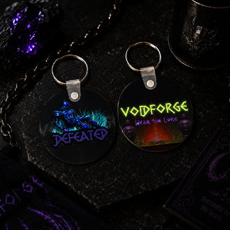 VoidForge "Verslagen" Dark Fantasy Gevallen Ridder Sleutelhanger