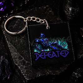 VoidForge "Verslagen" Dark Fantasy Gevallen Ridder Sleutelhanger