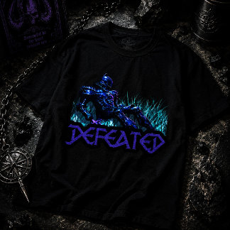 VoidForge "Verslagen" Dark Fantasy Gevallen Ridder T-shirt