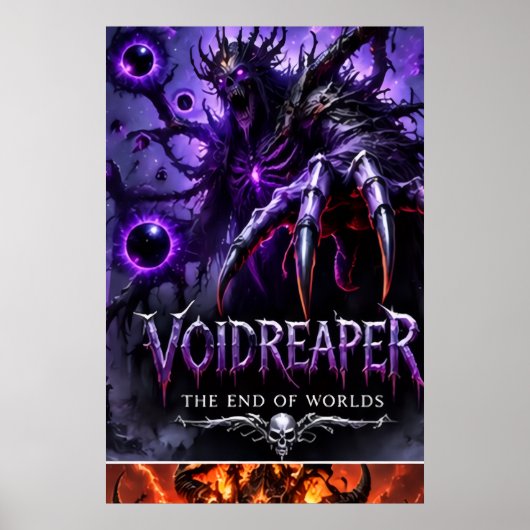 Voidreaper Einde der Werelden Poster (Voorkant)