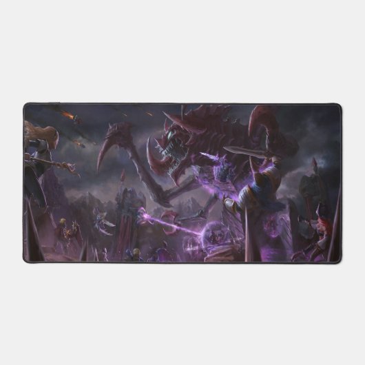 Void's Terror Gaming Desk Mat | Abyss Monster (Voorkant)