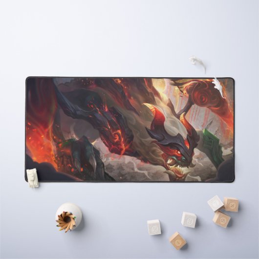 Void's Terror Gaming Desk Mat | Abyss Monster (Kindertafel)