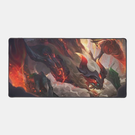 Void's Terror Gaming Desk Mat | Abyss Monster (Voorkant)