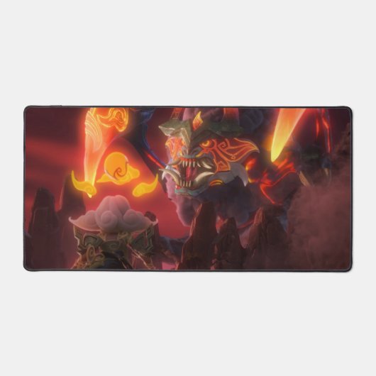 Void's Terror Gaming Desk Mat | Jaar van de draak (Voorkant)